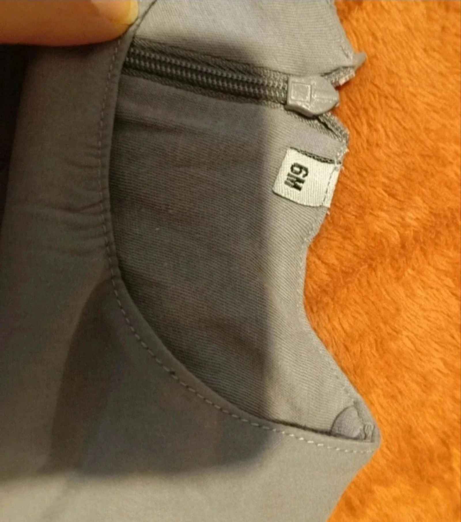 Vestido fluido sem mangas cinza para bebê - 6 meses – photo 3